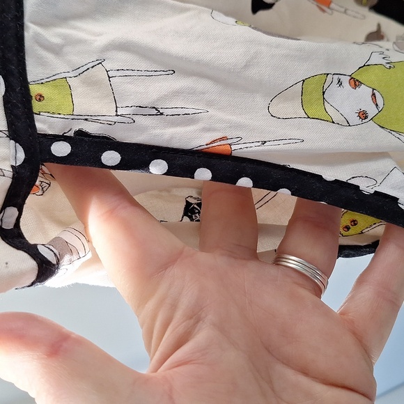 Folter Monster Dresz With Polka Dot Collar Dress XL - Picture 3 of 4